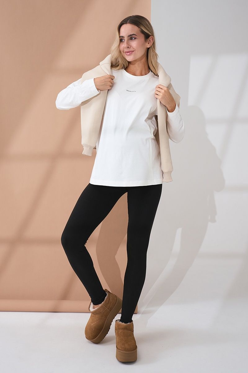 Термолосини для вагітних чорного кольору SP-45.051 фото