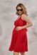 Червоний сарафан з воланами для вагітних та годуючих SF-21.011 фото 5