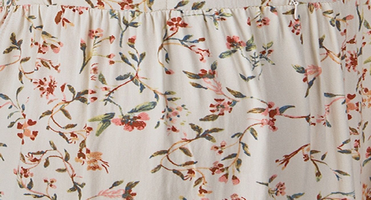 Молочна з квітковим принтом сукня для вагітних та годуючих DR-34.053 фото