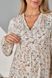 Молочна з квітковим принтом сукня для вагітних та годуючих DR-34.053 фото 10