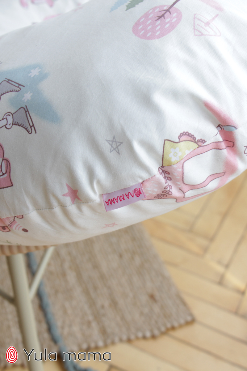 Подушка для кормления девочка молочный photo №2