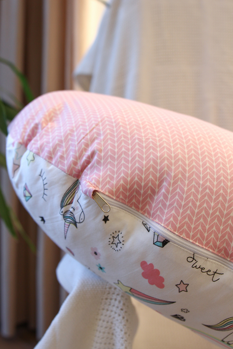 Наволочка для годування,єдинороги на бiлому photo №4